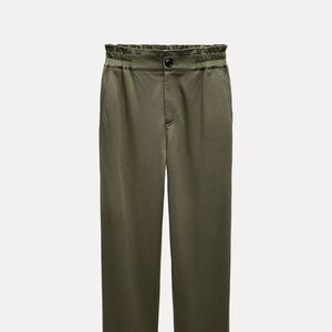 Zara Khaki Green women’s Chinos